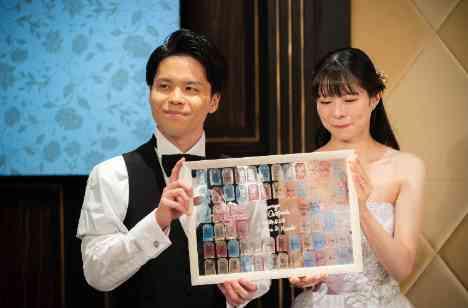大好きな人とモノに囲まれたお二人らしい結婚式の演出画像