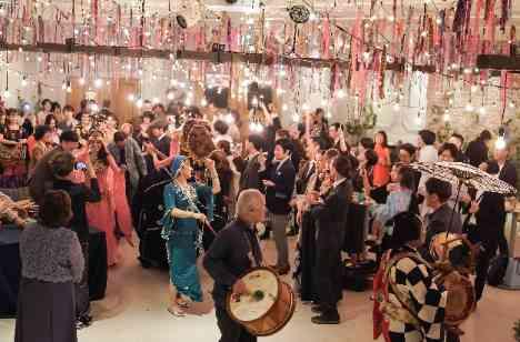それぞれ過ごし方を変えた2部制Weddingの演出画像