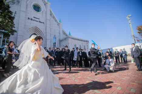 私たちの大好き♡な野球ＷＥＤＤＩＮＧの挙式画像