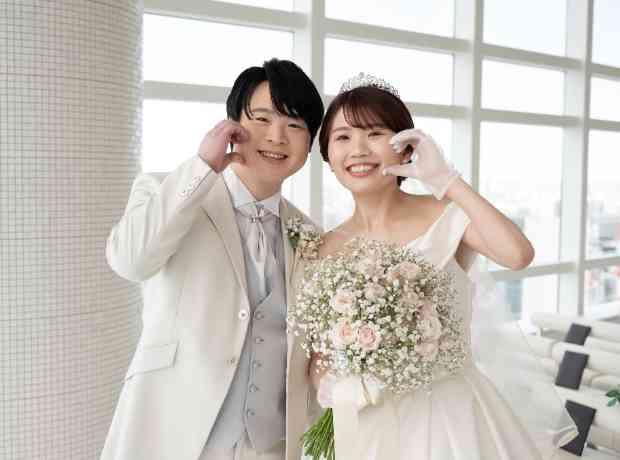 季節感たっぷりのバレンタインウェディング…♥の挙式実例画像