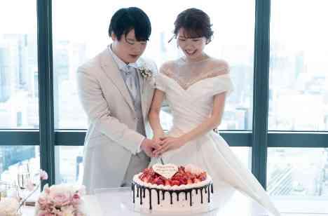 季節感たっぷりのバレンタインウェディング…♥の披露宴画像