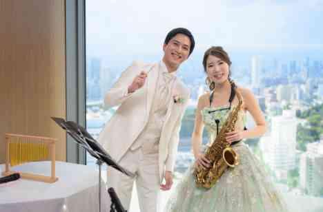 音楽と手作りを大切にしたアットホームな結婚式の披露宴画像