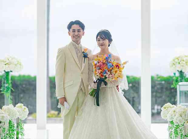 皆様に感謝を伝えたい！想いの詰まった最高の結婚式♪の挙式実例画像