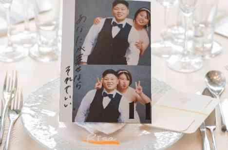 カジュアルでPOPなおふたりらしさ全開の結婚式の披露宴画像