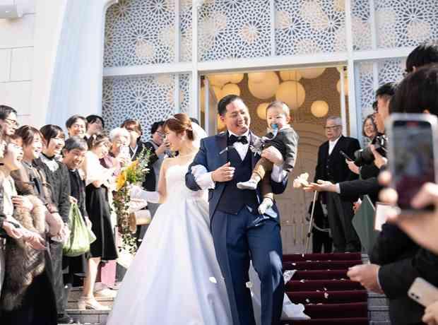 私らしさが詰まったゲスト全員参加型の結婚式の挙式実例画像