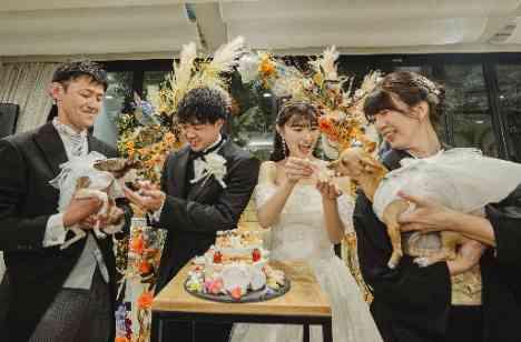 たいせつな皆さまと、愛犬たちと過ごす特別な1日の演出画像