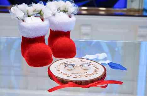 クリスマスを感じながらオリジナルウェディング！の挙式画像