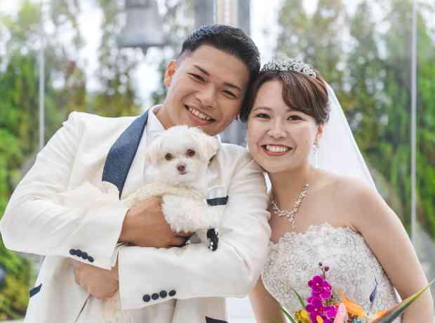 愛犬と1日を過ごす withペットＷeddingの挙式実例画像