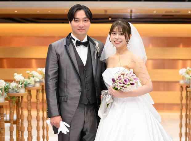 型にはまらないスタイルでゲストと楽しんだ結婚式の挙式実例画像
