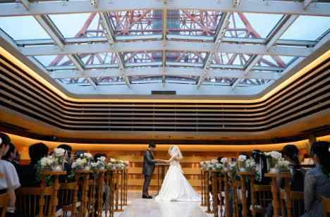 型にはまらないスタイルでゲストと楽しんだ結婚式の挙式画像