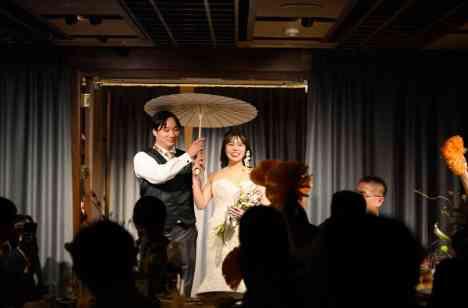 型にはまらないスタイルでゲストと楽しんだ結婚式の披露宴画像
