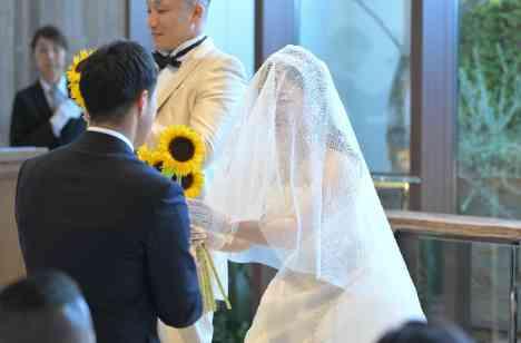 やりたいこと全部を叶えたお二人らしい結婚式の挙式画像