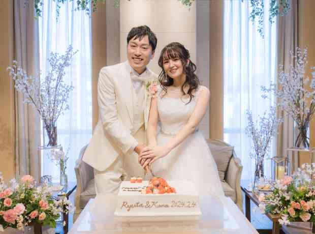 ”桜”満開・・・・春先取りのご結婚式の挙式実例画像