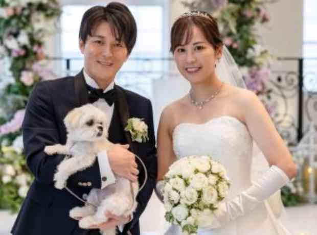 愛犬と一緒に叶えるアットホームウエディングの挙式実例画像