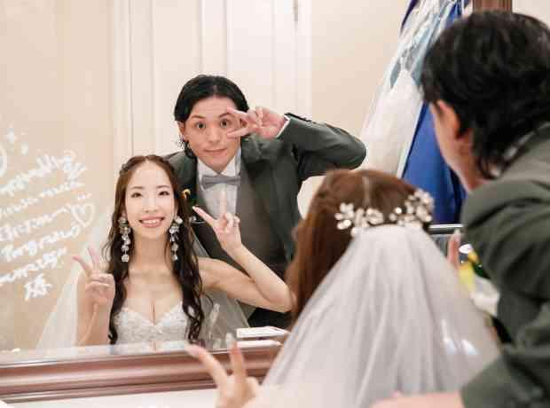 自分らしさ全開で ゲストの笑顔も満開！！の挙式実例画像