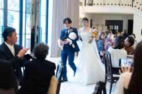 愛犬とゲストと過ごす和やかな結婚式!の披露宴画像