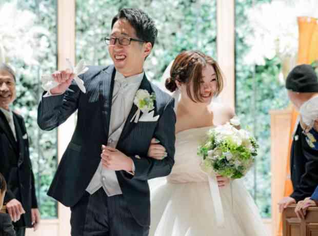 おふたりの好きなものをぎゅっと詰め込んだ結婚式の挙式実例画像