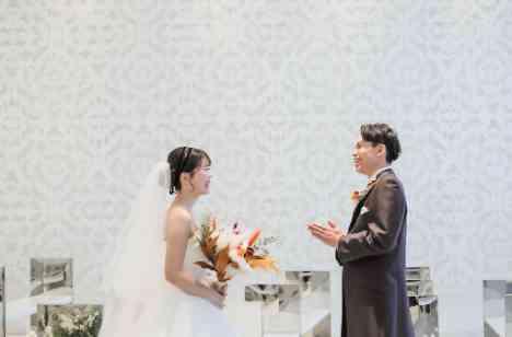 おふたりの「好き」がたくさん詰まった結婚式の挙式画像