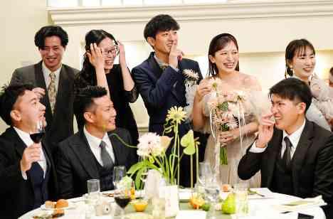 皆さまとのこれまでと新たなこれからを繋げる日の披露宴画像