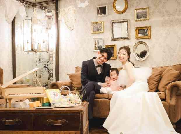 お子様と過ごすゆったりほっこり結婚式の挙式実例画像