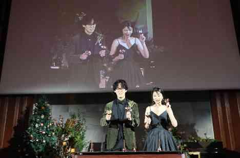 Xmas wedding　receptionの演出画像
