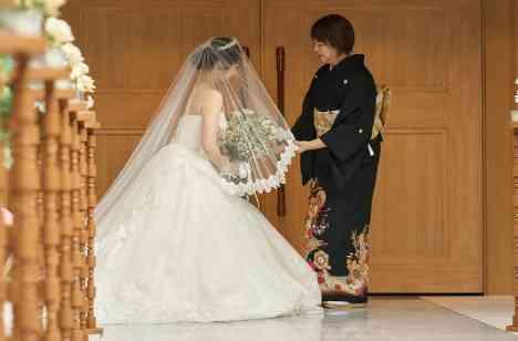 推し活要素を取り入れ感謝の気持ちを伝える結婚式の挙式画像