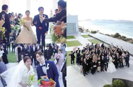 白亜の会場に彩るColorful Weddingの挙式画像
