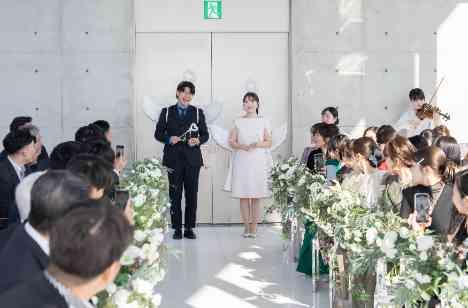 一分一秒でもゲストと過ごす瞬間を生み出した結婚式の挙式画像