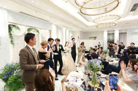 感謝の気持ちを込めたHappy Weddingの演出画像