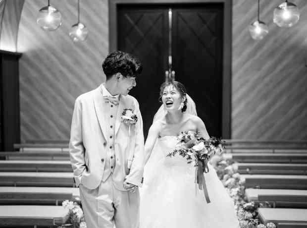 最高の笑顔が皆様の心に残るWEDDINGの挙式実例画像