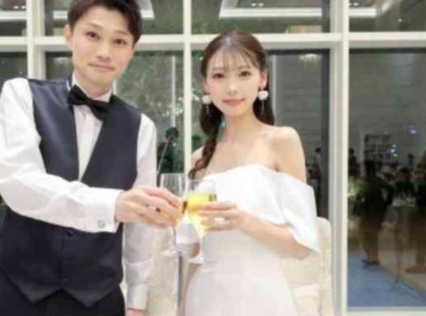 他のお時間帯には味わえないトワイライトウェディングの挙式実例画像
