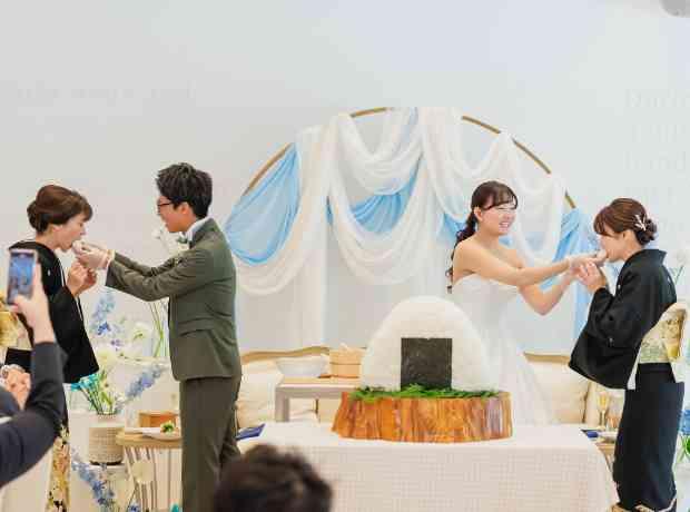 二升炊き！？おにぎりバイトのサプライズの挙式実例画像