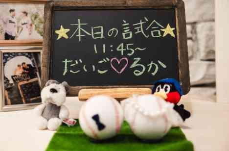 愛犬と野球を取り入れた笑顔溢れる結婚式の準備・打ち合わせ画像