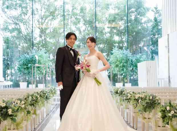 唯一無二のお二人らしいWedding☆の挙式実例画像