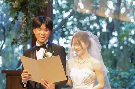 笑いと感動の涙にあふれた「泣き笑い日和」の挙式画像
