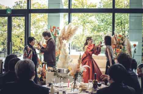 fashionable weddingの演出画像