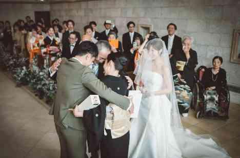 ゲスト全員への感謝を伝えられた結婚式の挙式画像