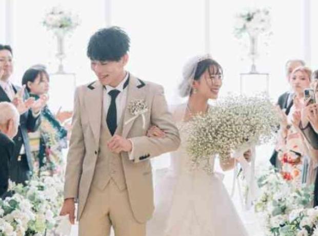 笑顔とサプライズ　感動いっぱいのWEDDINGの挙式実例画像