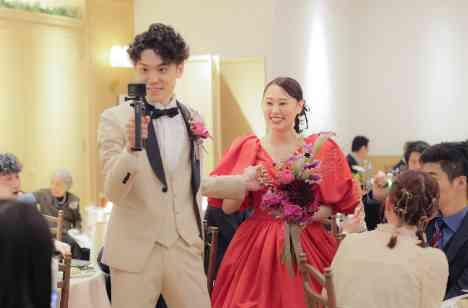 おしゃれで楽しいWedding Party♡の披露宴画像