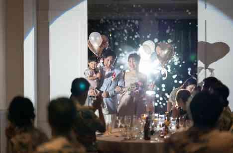リゾート風なアットホームWedding☆の演出画像