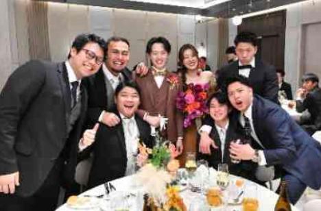 沢山の笑顔に包まれた心温まるWEDDING
の披露宴画像
