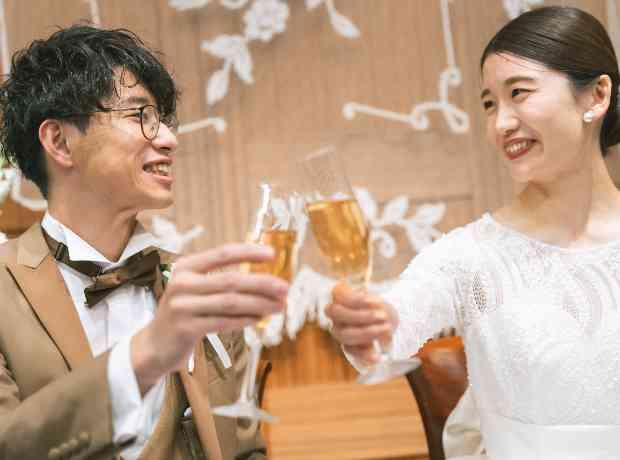 愛犬と一緒に笑顔あふれる最高の1日にの挙式実例画像