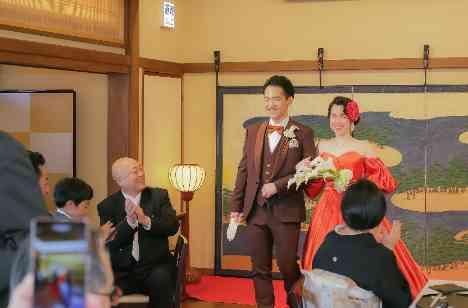 和のこだわりをふんだんに♪うららかな春の結婚式の披露宴画像