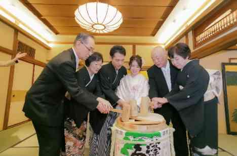 和のこだわりをふんだんに♪うららかな春の結婚式の演出画像