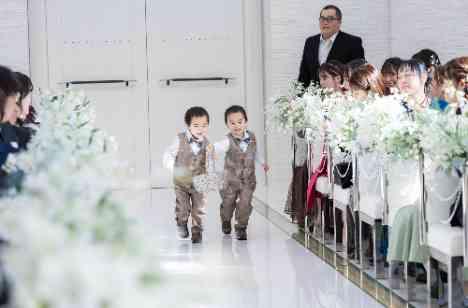 双子くんも一緒にhappy wedding☆の挙式画像