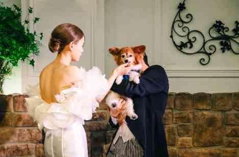 愛犬も家族の一員！みんなで創る結婚式の演出画像