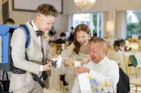 おふたりらしい華やかなWeddingの演出画像