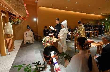 かちっと×笑顔たくさんのなごやかweddingの挙式画像