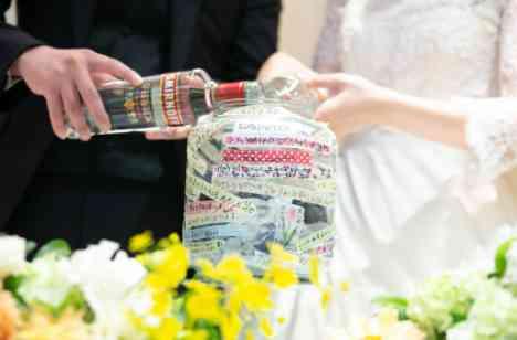 和 × 洋 = 和モダンweddingの演出画像