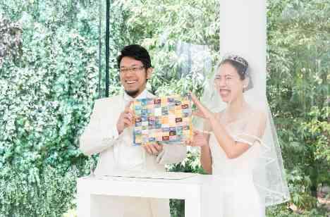 とにかくゲストに楽しんでもらうおもてなし婚の挙式画像
